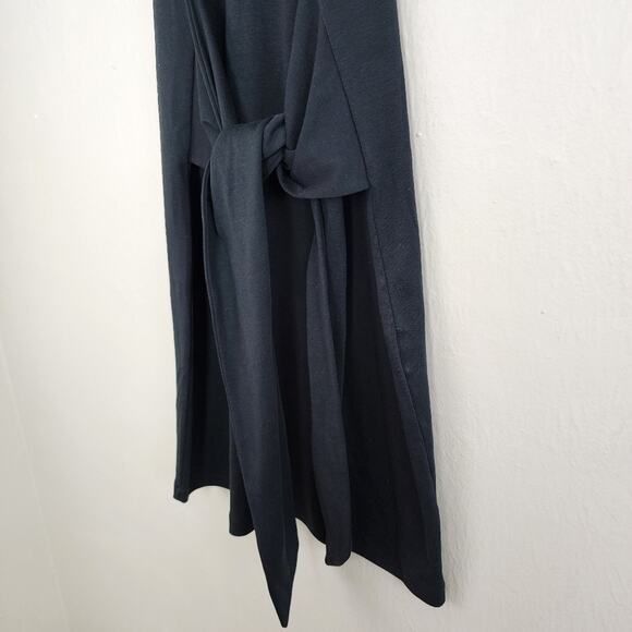 NEW Vince Knot Pima Cotton High Neck Sheath Sleeveless Mini Dress - Picture 6 of 10